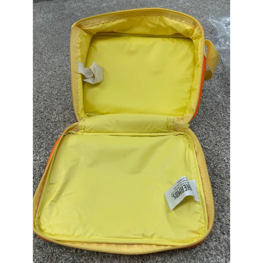 Vintage Disney Winnie the Pooh Thermos Lunch Bag Orange Tigger Eeyore Piglet